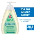 thumbnail image 3 of Johnson's Skin Nourish Moisture Baby Body Wash, Aloe, 20.3 fl. oz, 3 of 17