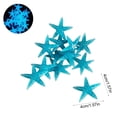 thumbnail image 3 of 50 PCS Glow in The Dark Rocks - Color Luminous Stones Starfish-Shaped Sea Aquarium Glow Stones Fish Tank Rocks Outdoor Decor Garden Yard Walkway Pathway, 3 of 6