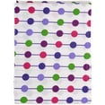 thumbnail image 2 of Bacati™ Botanical Purple Pearl Crib Skirt Pack, 2 of 3