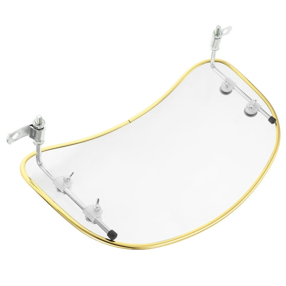 WORGEOUS 1 Set Clear Windshield Motorcycle Scooter Windscreen Wind Deflector Extension For Electric Bike Transparent Wind Protection