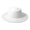 White, variant on Women's Wide Brim Flat Top Felt Fedora Hat: Vintage Felt Hat for Formal & Casual Styling