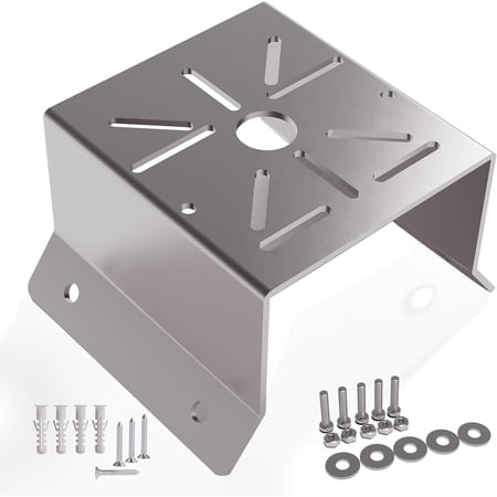 Corner Mount for Security Cameras - Stainless Steel Corner Bracket for CCTV LED Wall & Solar Panel Camera Corner Mount Bracket Fits 4 Wide 16 Gauge Nonmagnetic Bigger Field of View 1 Pack