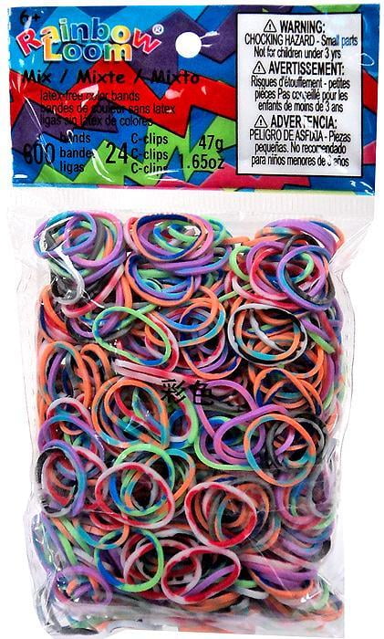 Rainbow Loom Assorted Tie-Dye Rubber Bands Refill Pack [600 ct ...