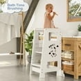 thumbnail image 2 of FLYJOE Adjustable Height Kids Step Stool Toddler Learning Tower, 2 of 6