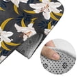thumbnail image 5 of Yiaed Lilies Flowers Print Bathroom Mat Set 2 Pieces Mat Anti-Skid Pad Ultra Soft and Absorbent Bathroom Bath Mat Contour Bath Rugs for Toilet Base, 5 of 6