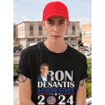 thumbnail image 2 of Ron Desantins Fresh Start 2024 T-shirt male's -SmartPrintsInk Designs, 2 of 4