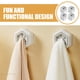 thumbnail image 5 of 4 ganchos para toallas de cocina sin perforaciones, para colgar en la pared., 5 of 7