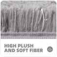 thumbnail image 5 of Softlife Absorbent Bathroom Rugs Microfiber Non Slip Bath Mat for Bathroom Soft Shaggy Rug,54"x24",Gray, 5 of 6