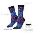 thumbnail image 4 of Rateoe Ireworks In The Night Sky for Women Casual Calf Socks - Cute Crew Socks - Thin Soft Above Ankle Socks Size 5-11, 4 of 6