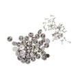 thumbnail image 1 of Tachuelas Tachuelas Pin Pin Setagable Kit Badage Holder DIY Crafts Pines Decoración de latón Broche Joyería Elaboración de bolsos Plata 100 piezas tholdsy HA010768-01, 1 of 7