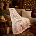 thumbnail image 3 of Heart Wild Hope Desert decorative motif Inspirational Quote, Cozy Friendship Quote Scene, Warm Flannel Blanket for Living Room and Reading Nook, Art Lovers Appreciation Gift, Artistic Home Decor, 3 of 9