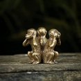 thumbnail image 3 of Conjunto de 3 figuras de monitos, figura decorativa de los 3 monos sabios, 3 of 5