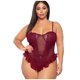 thumbnail image 1 of Gibobby Ropa sexy de mujer para sexo Ropa Interior Sexy con Cuello En V para Mujer, Lencería Sexy, Ropa Interior con Cordón Sin Espalda De Lencería(Vino, M), 1 of 5