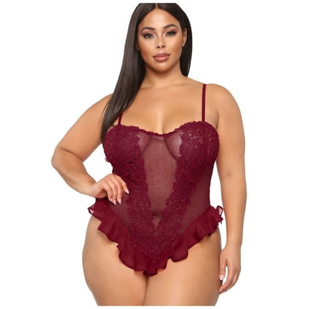 

Women s Bodysuit Satin Silk Pajamas Bow Nightdress Lingerie Underwear Sleepwear Satin