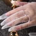 thumbnail image 3 of YAOBAMM Gants de Banquet pour Femmes Gants de Mariage Ultrafins à Volants Dentelle Doigts Complets Bal Cocktail Performance Scène Mariée Transparents, 3 of 6