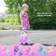 thumbnail image 6 of JZY Glitter Musical Roller Skates for Kids 3-12 - Adjustable Outdoor Skates with Light-Up Wheels, Beginner-Friendly Birthday for Boys & Girls, 6 of 7