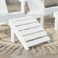 thumbnail image 3 of Wildridge Classic Footrest, White - Outdoor Weather Resistant HDPE Ottoman for Adirondack Chair, 3 of 4
