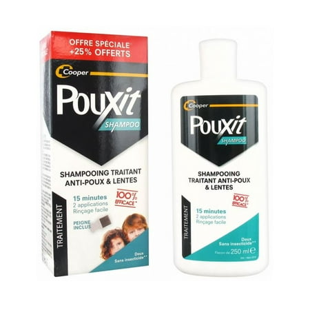 Pouxit Treating Shampoo Anti-Lice and Nits 250ml (Best Way To Treat Head Lice)