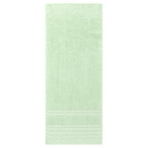 REGALWOVEN Striped Hand Towel Set, Comfort and Quick Drying Towels for Bathroom, Gym, Camp (14 x 30 Inches) Green 1-Piece