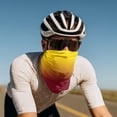 thumbnail image 6 of Gradient Color Summer Neck Gaiter for Unisex Sun Protection Cooling Thin Face Mask Neck Scarf Sunscreen Breathable Bandana for Cycling Fishing 1 PC Gold One Size, 6 of 7