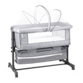 thumbnail image 1 of Cuna de Viaje Desmontable - Altura Ajustable de 6 Niveles - Tapiz Hipoalergénico - Para Recién Nacidos hasta 9 Kg Bebesit  Bassinet, 1 of 9