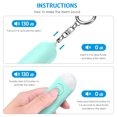 thumbnail image 6 of Keychain for Woman, 130dB Loud Personal Alarm with LED Flashlight Rechargeable Safety Alarm Keychain for Woman Kids Students Girls Elderly Gift Blue, 6 of 8