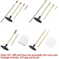 thumbnail image 3 of Universal Cleaning kit .22.357/.38/9mm.45 Caliber Cleaning Kit Brush Jag with Flexible Coated Cable and Empty Bottle in Zippered Case, 3 of 4