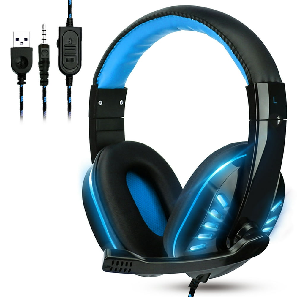 Gaming Headset with Mic for PS4, PS5, PC, Xbox One, EEEkit Surround
