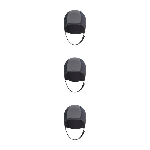Greeniant Gorro térmico de neopreno para nadar, impermeable, grueso, gorro de protección para piscina, traje de baño, equipo para piragüismo Type3 NO3