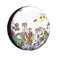 thumbnail image 2 of Balery Herbs and Wildflowers Tire Covers - Tough Tire Wheel Protector for Truck, SUV, Trailer, Camper, RV -14 inch, 2 of 8