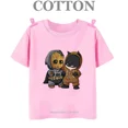 thumbnail image 4 of Camiseta de algodón para niños, camisetas de Disney Stitch y Mickey Mouse para niños, camisetas de verano a la moda, cuello redondo, camiseta informal de manga corta, 4 of 5