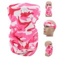thumbnail image 4 of Cycling Scarf, UV Protection Scarf Windproof Dustproof Breathable  For Daily Sun Protection Pink And White Camouflage, 4 of 8