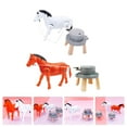 thumbnail image 3 of EASTIN 2Pcs Food Processing Horse Toy Kids Toys Walking Horse Plaything Random Color, 3 of 6