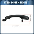 thumbnail image 3 of Manijas de puerta exterior de automóvil Unique Bargains para el lado derecho delantero de Kia Sportage 2005-2010 ABS Negro, 1 Pcs, 3 of 6