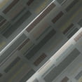 thumbnail image 4 of (2 pack) Mainstays Blackout Grommet Single Curtain Panel, 1 Panel, Gray Geometric, 40"W x 95"L, 4 of 8