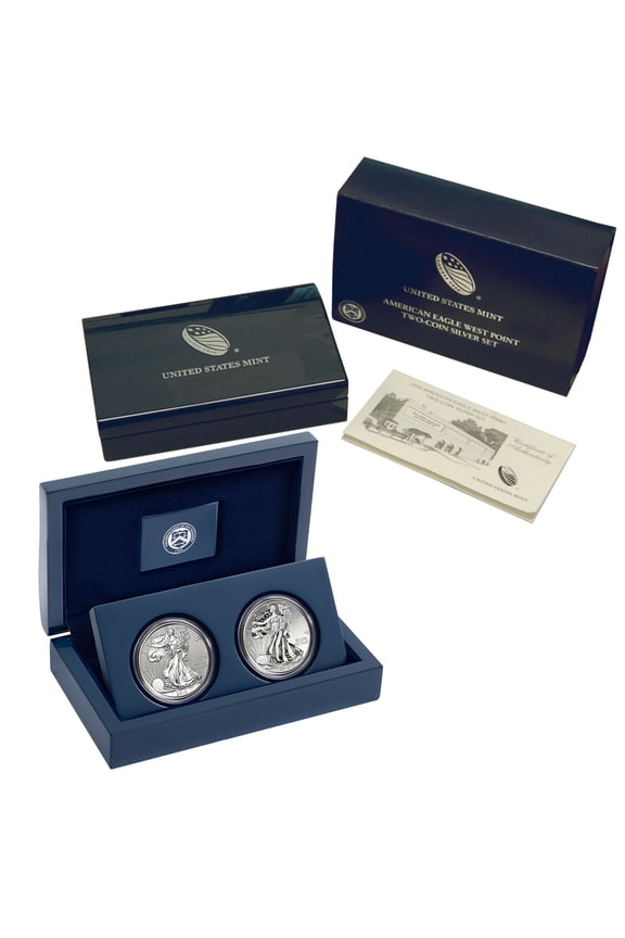 2013 West Point Silver Eagle Two-Coin Set
