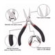 thumbnail image 3 of 8 Pzs Pinzas Para Armado BELUG Bisutería Punta Corte Engarce Plana, 3 of 3