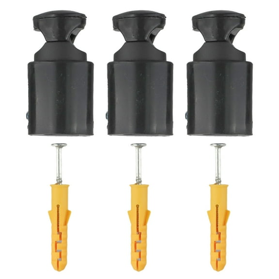 3 X Replacement Towel Rail Radiator Bracket Heating Wall Fixed Mount Black