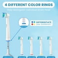 thumbnail image 6 of 4 Pcs Replacement Toothbrush Heads Compatible with Oral B Braun Professional Electric Toothbrushes Brush Head Refills Pro 1000 500 1500 100 7500 DB4010 360 400 8000 7000 3000 6000 300 9600 2000 4000, 6 of 6