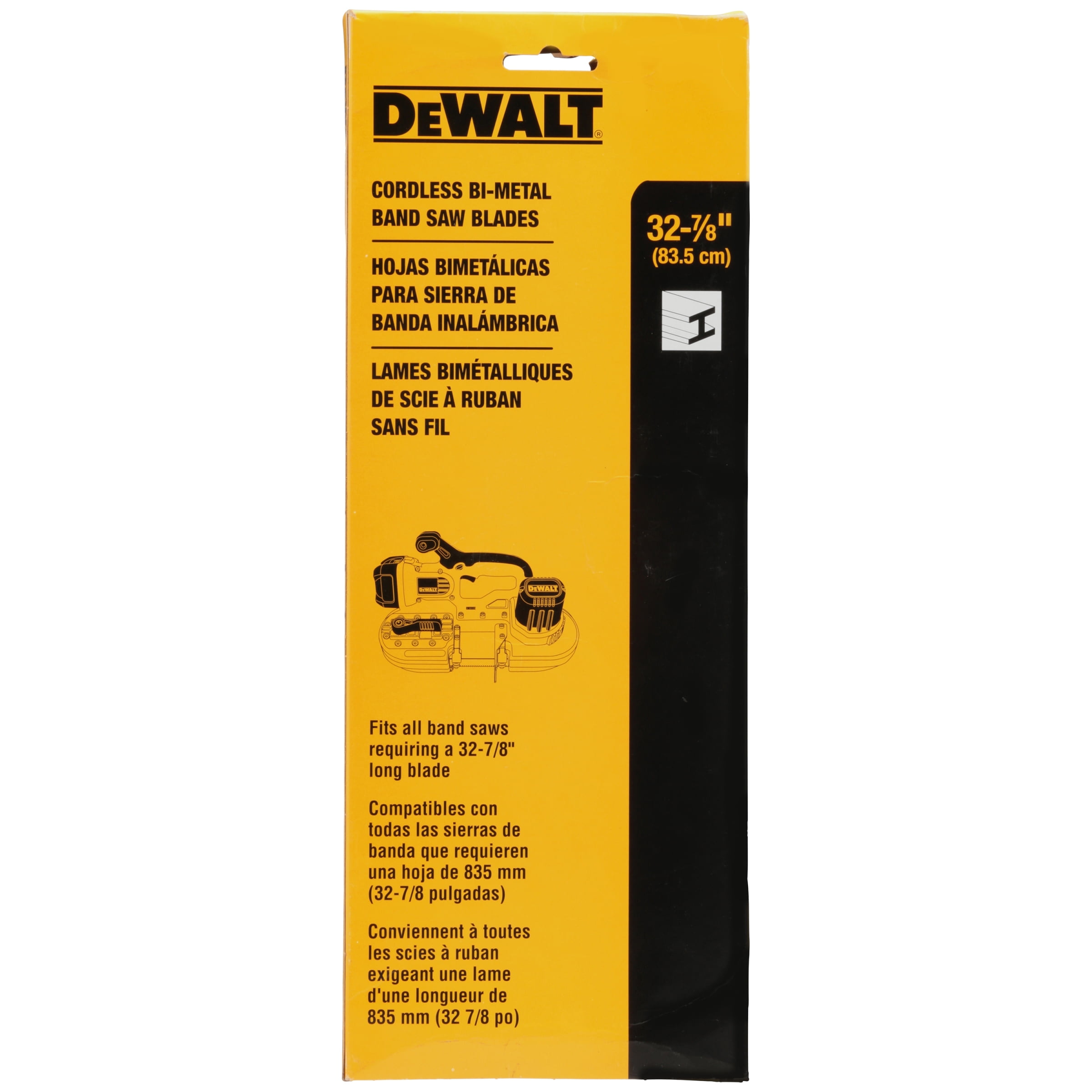 Bi-Metal Portable Bandsaw Blade, 32-7/8"L x 1/2"H, 24 TPI, 3/PK