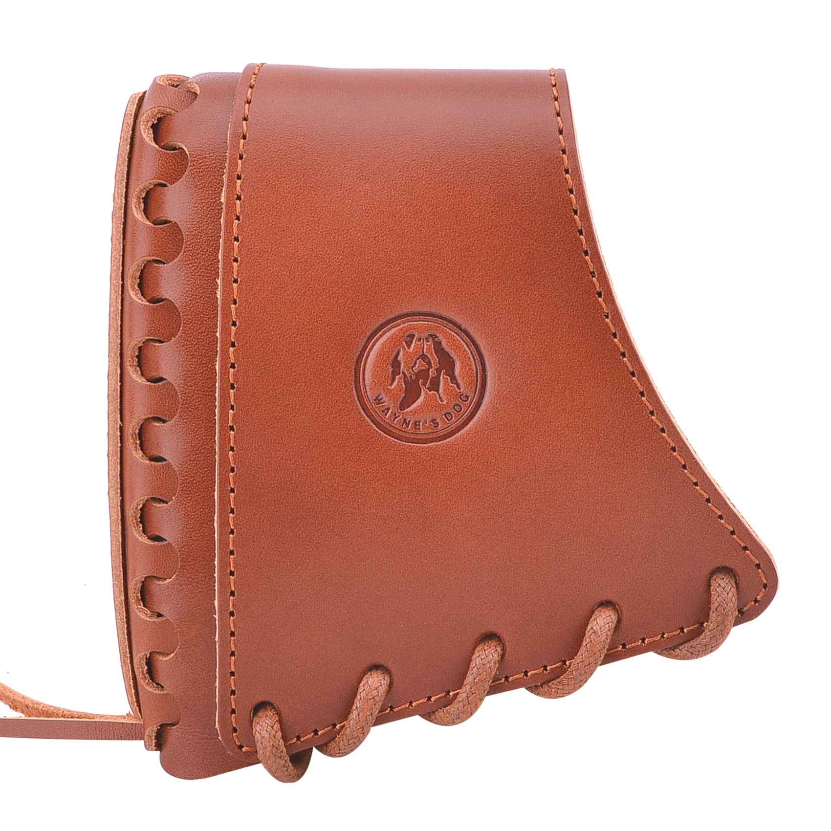 WAYNE'S DOG Full Grain Leather Gun Recoil Pad Buttstock Extension for Rifles Shotguns