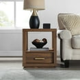 Better Homes & Gardens Steele End Table, Walnut Finish
