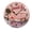 FFclock037, variant on ZXCXRQFa Colorful Ice Cream Cone Clock Wall Decor Battery Operated Floral Clocks Spring Wall Clocks Round Desk Clock 10 in Non Ticking Analog Bathroom Clocks