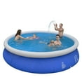 thumbnail image 2 of Pool Central 15' Marine Blue and White Inflatable Above Ground Swimming Pool, 2 of 2