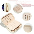 thumbnail image 3 of Jellyfish Velvet Portable Travel Organizer with Removable Compartment – Gift Idea, Jewelry Organizer, Storage Box, and Bracelet Holder, 3 of 7