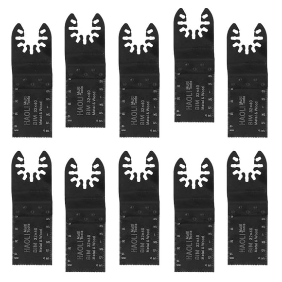 Accesorio de herramienta eléctrica para multiherramienta de hoja de bimetálica de 10 piezas Zulema Cortador de hojas de sierra oscilante