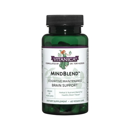 Vitanica, MindBlend, Brain Support, Vegan, 60 Capsules