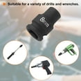 thumbnail image 6 of Uxcell 2pcs Deep Impact Socket 3/8" Drive by 8mm Metric 6 Point Socket 30mm Long, 6 of 7