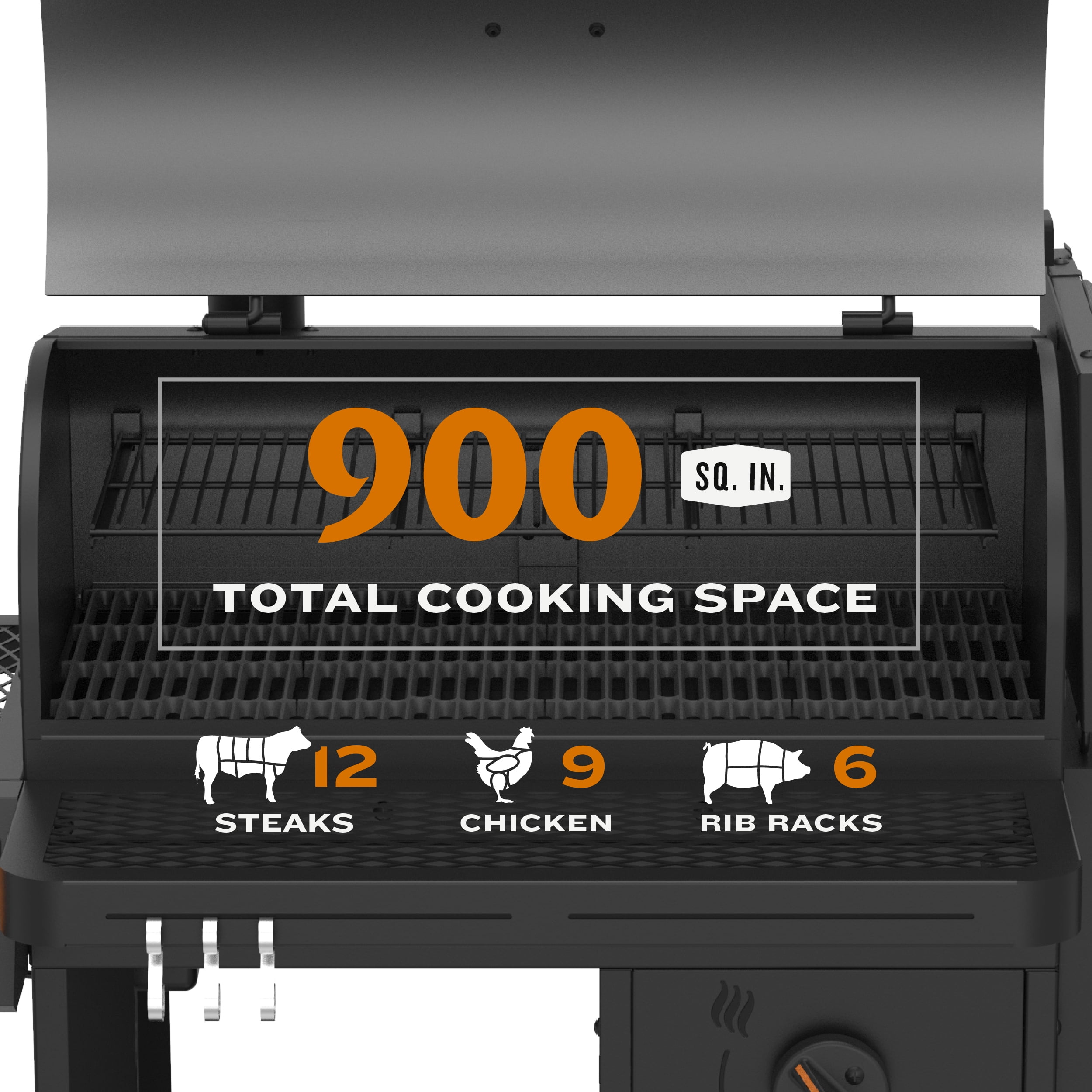 Oklahoma Joe’s® Tahoma® 900A DLX Auto-Feed Charcoal Smoker & Grill + Wi-Fi®