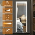 Free Shipping! Dovelina 63x16 LED Floor Mirror with Smart Touch ...